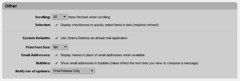 change font size in zimbra desktop change font size in zimbra desktop