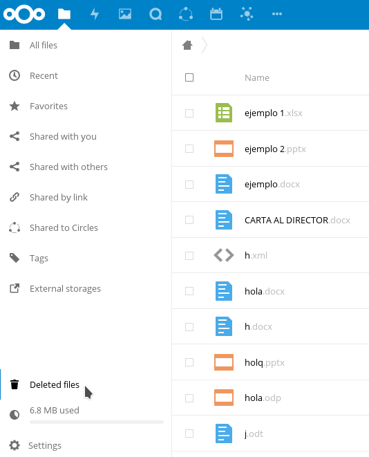 How do I clean up Nextcloud?